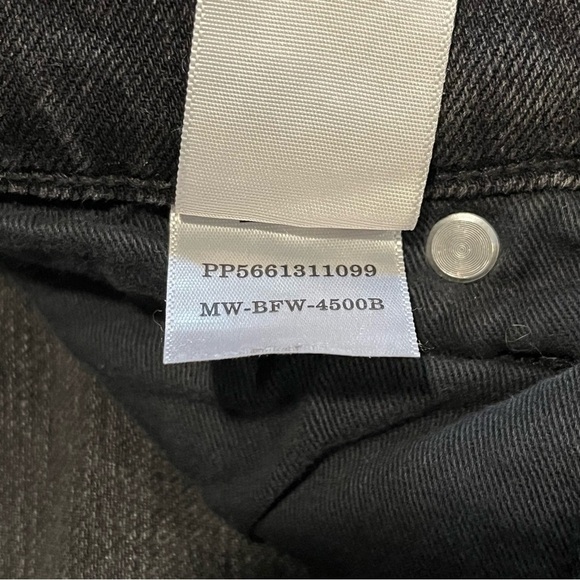 Everlane Uniform The Slim Jean Mens 33X31 Black Wash Organic Cotton Denim - Picture 7 of 10